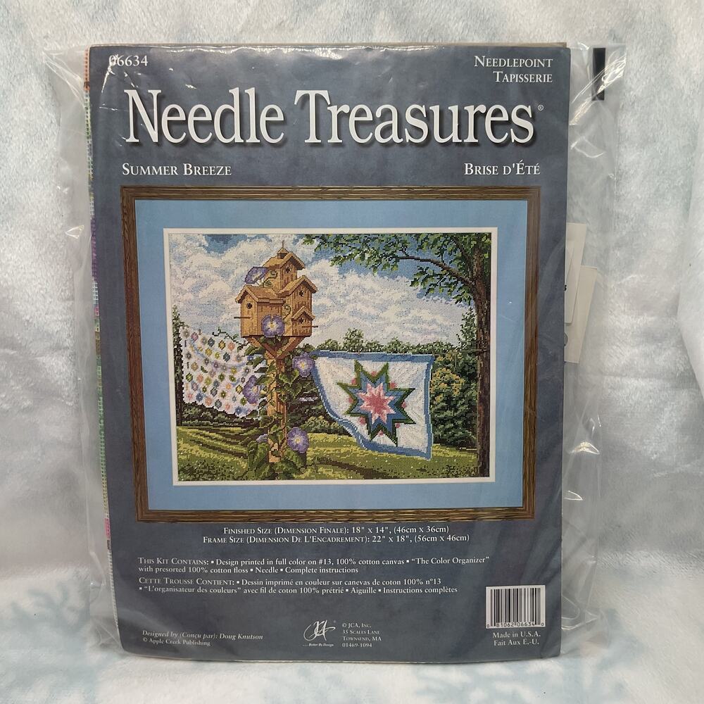 Vintage Needle Treasures 06634 Summer Breeze Cross Stitch Kit SEALED